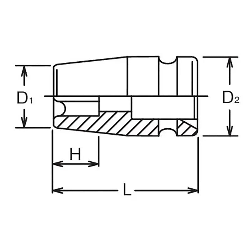 Ko-ken Tools 3/4 Sq. Dr. Impact TORXÂ® E30 Socket - Length 60mm Ko-ken Tools