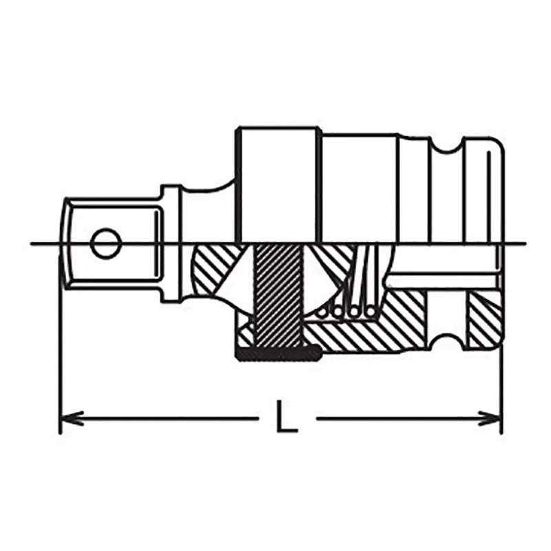 Ko-ken Tools 3/4 Sq. Dr. Universal Joint 3/4 Square Length 95mm Hole type Ko-ken Tools