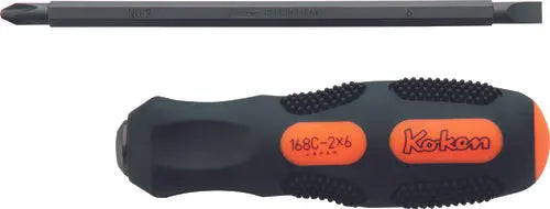 Ko-ken Tools Interchangeable Screwdriver PH2 x 6mm Length 260mm Ko-ken Tools