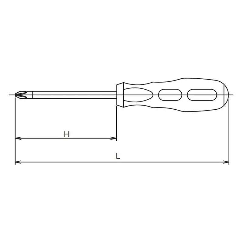 Ko-ken Tools Screwdriver PZ3 Length 270mm Ko-ken Tools