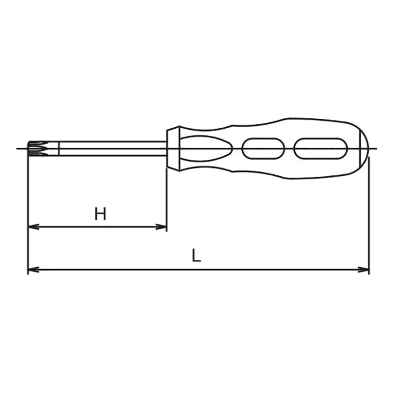Ko-ken Tools TORXplusÂ® 10IP Screwdriver - Length 110mm Ko-ken Tools