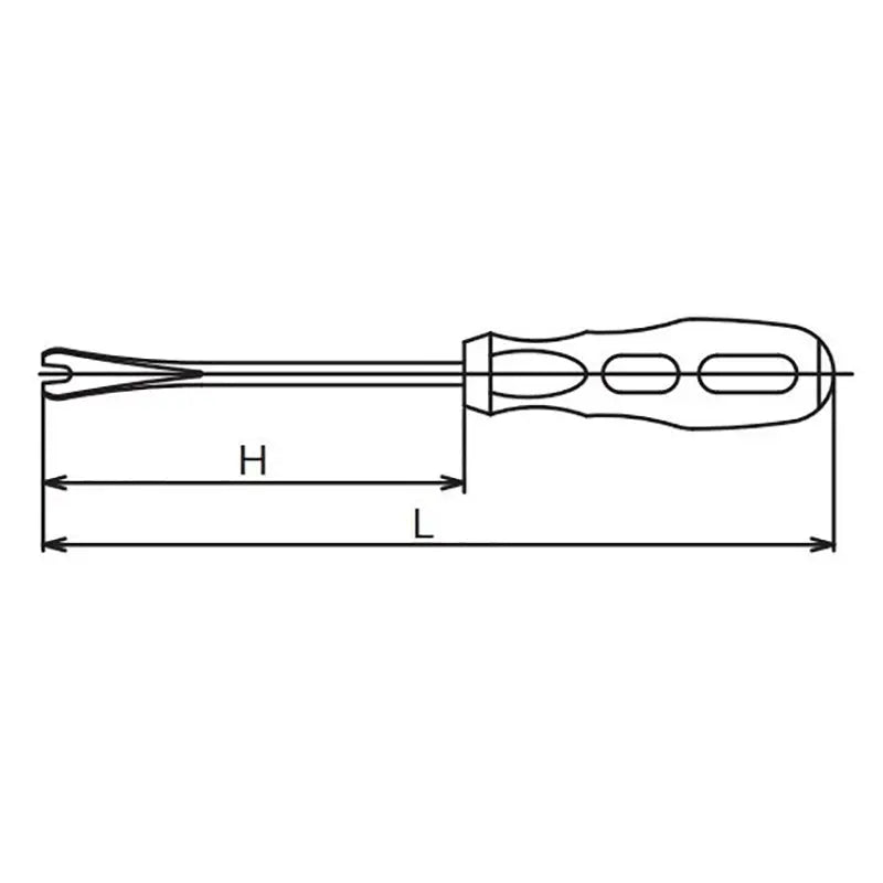 Ko-ken Tools Door Trim Pad 6mm Length 215mm Ko-ken Tools