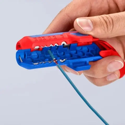 Knipex ErgoStrip PV Wire Stripper, 5-1/4 in - KN 16 95 03 SB 