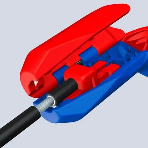 Knipex ErgoStrip PV Wire Stripper, 5-1/4 in - KN 16 95 03 SB 
