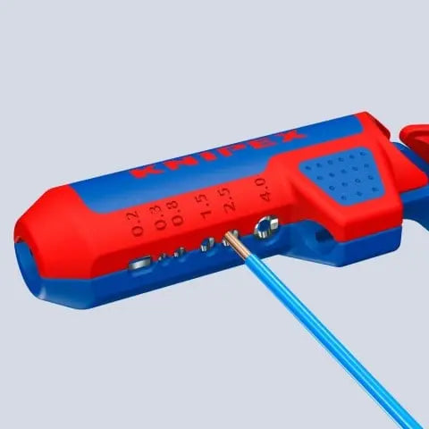 Knipex ErgoStrip PV Wire Stripper, 5-1/4 in - KN 16 95 03 SB 