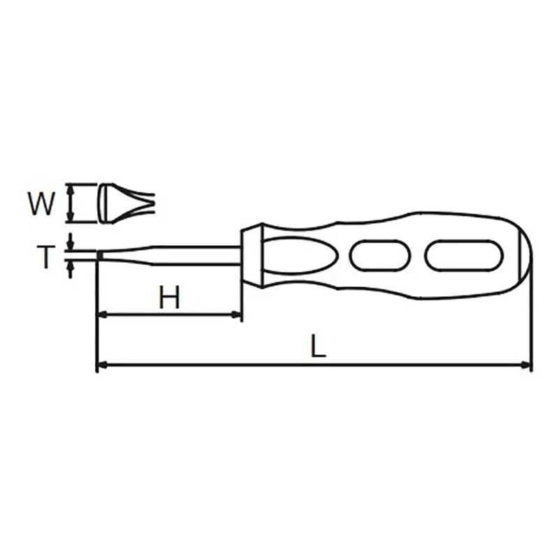Ko-ken Tools Coin Driver 1.8X13mm Length 150mm Ko-ken Tools