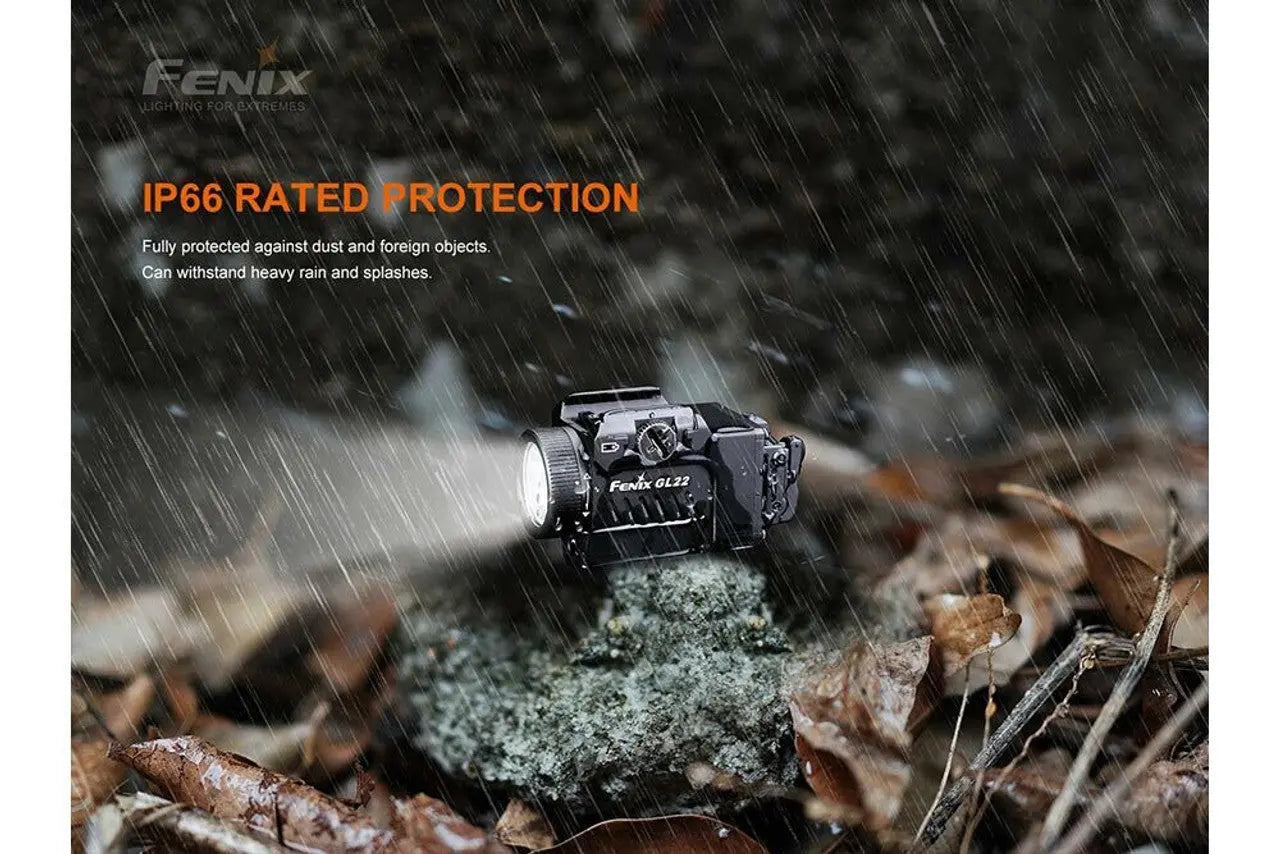 Fenix 750 Lumen Pistol Light with Red Laser - F FX-GL22 Fenix