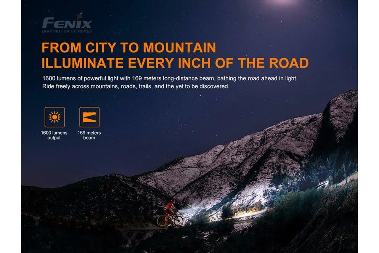Fenix 1600 Lumen Rechargeable Bike Light - F FX-BC26R Fenix