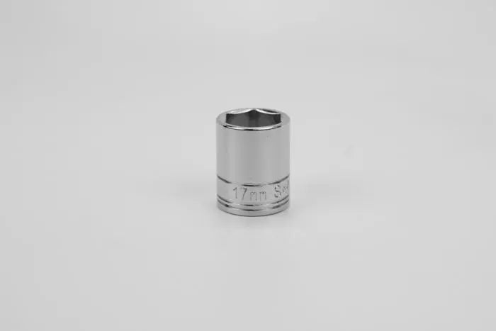 SK Tools - 17 mm 3/8" Drive 6-Point Metric Standard Chrome Socket - 317 SK Tools