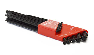 Eklind Set of 13 Extra Long Double Ball End Hexagon L-Key - EK 17213 Hexagon L-Key Set