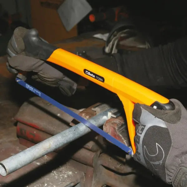 Beta Tools (Article# 1726N) Blade Attachment System Hacksaw Frame with Handle - BT 017260040 