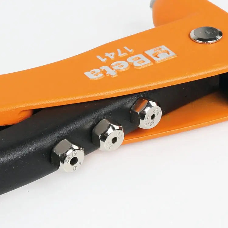 Beta Tools (Article# 1741) Riveting Pliers with 4 Interchangeable Nozzles - BT 017410003 