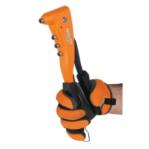 Beta Tools (Article# 1741P) Heavy-Duty Riveting Plier with 4 Interchangeable Nozzles - BT 017410303 