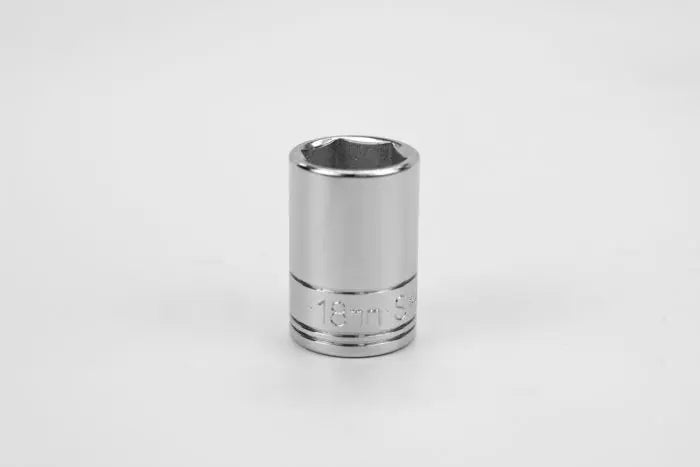 SK Tools - Socket Chrome 1/2dr Standard 6pt 18mm - 48218 SK Tools