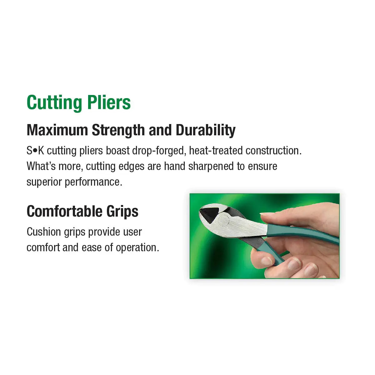 SK Tools - 5" Diagonal Cutting Pliers - 181 SK Tools