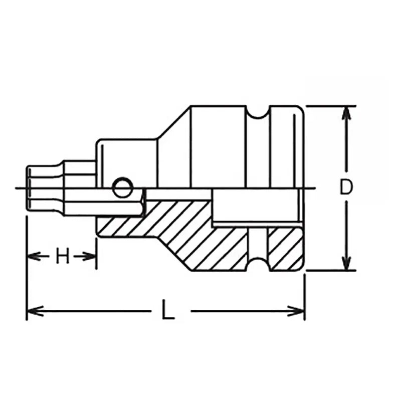 Ko-ken Tools 1 Sq. Dr. Bit Socket 18mm Hex Length 92mm Ko-ken Tools