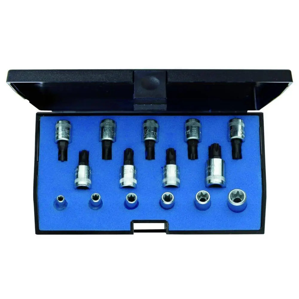 Gedore (Series ITX20 TX-015) Set of 15 1/4 in Screwdriver Bit Socket, TX - GD 1815628