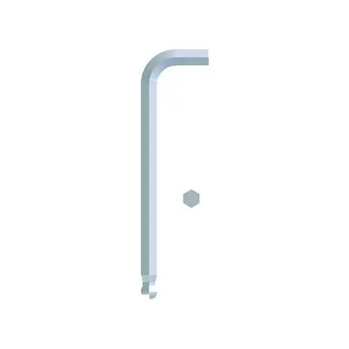 Eklind 3/8 in Bright Long Ball End Hexagon L-Key - EK 18324 Hexagon L-Key Eklind