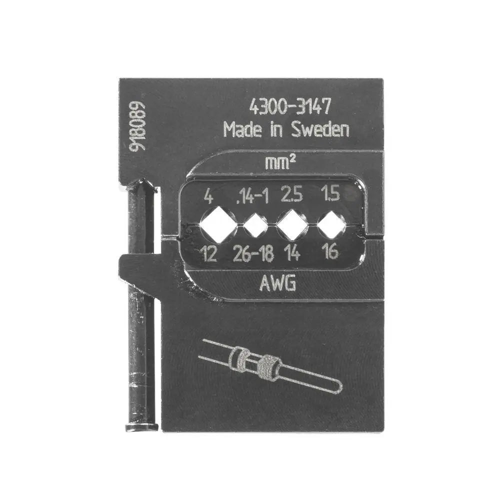 Gedore (Series 8140-18) Module Insert for Heavy Connectors, 1.5 - 4mm - GD 1830732