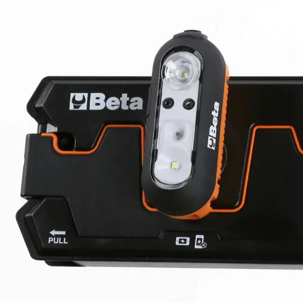 Beta Tools (Article# 1836BW) Wireless Rechargeable LED Headlamp with Red Light and Contactless ON/OFF Sensor - BT 018360201 