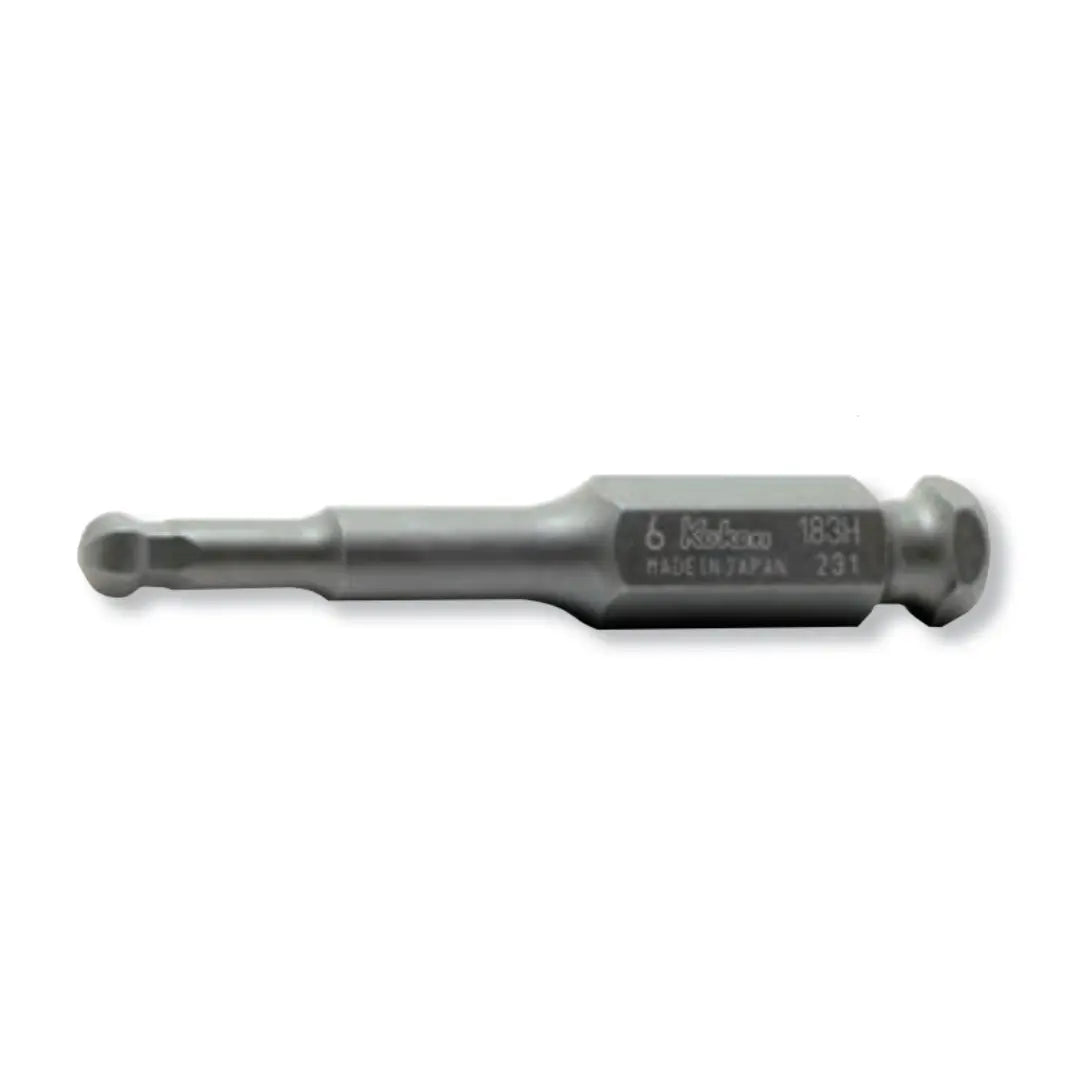 Ko-ken Tools 7/16 Hex Dr. Ball Point Hex 10mm Bit, Length 75mm Ko-ken Tools