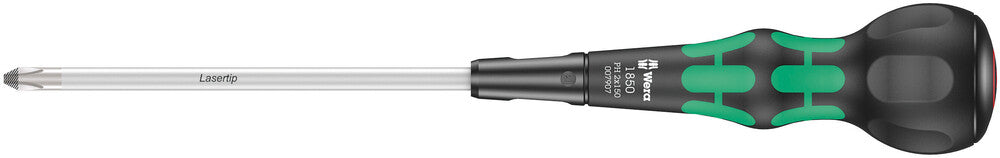 Wera 007907 (1850) PH2 x 150mm Kraftform Ball-Grip Phillips-head screwdriver Wera