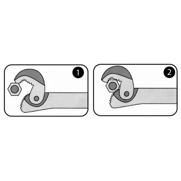 Beta Tools (Article# 186 8-32) Self-Locking Wrench with Automatic Take-Up Device for Hex Nuts, 8 to 32mm - BT 1860008 Beta Tools