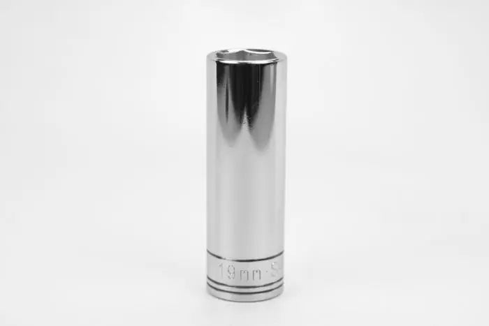 SK Tools - Socket Chrome 1/2dr Deep 6pt 19mm - 40019 SK Tools