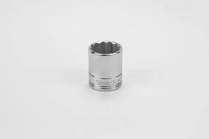 SK Tools - Socket Chrome 3/8dr Standard 12pt 19mm - 2319 SK Tools