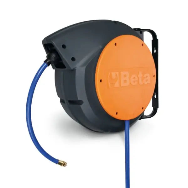 Beta Tools (Article# 1900M 12X15) Shockproof Plastic Body Automatic Hose Reel for Air or Water - BT 019000125 