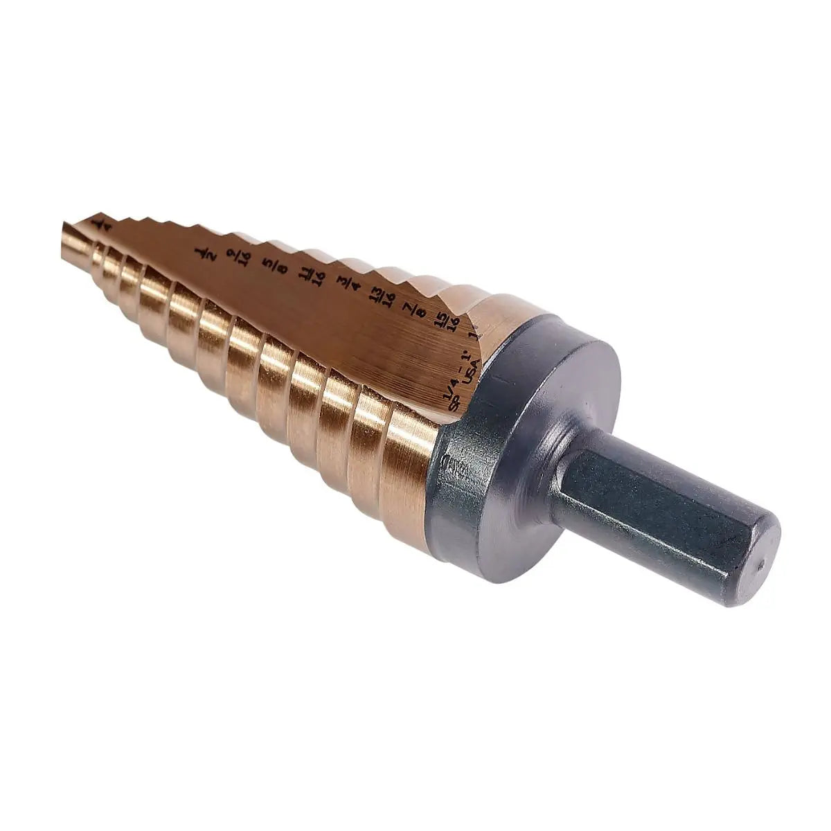 KnKut Fractional Performance Step Drill Bit, 1/4 in - 1 in - KK4-1/4-1 KnKut