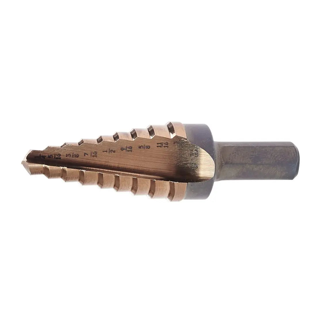 KnKut Fractional Performance Step Drill Bit, 1/4 in - 3/4 in - KK4-1/4-3/4 KnKut