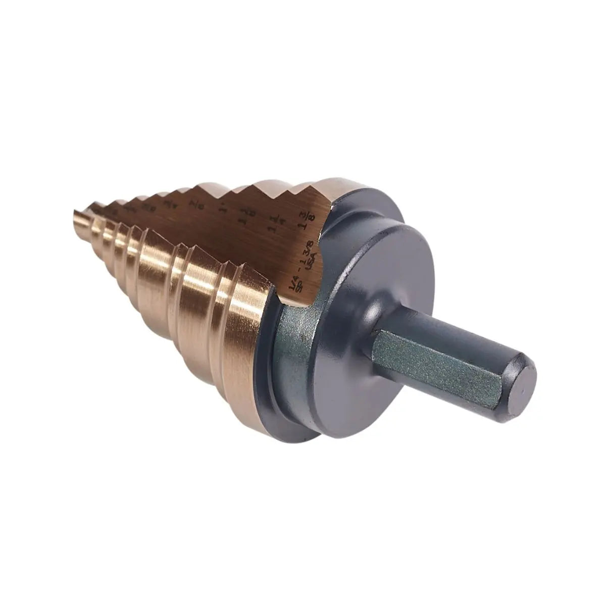 KnKut Conduit Knock-Out Fractional Performance Step Drill Bit, 1/4 in - 1-3/8 in - KK4-1/4-KO KnKut