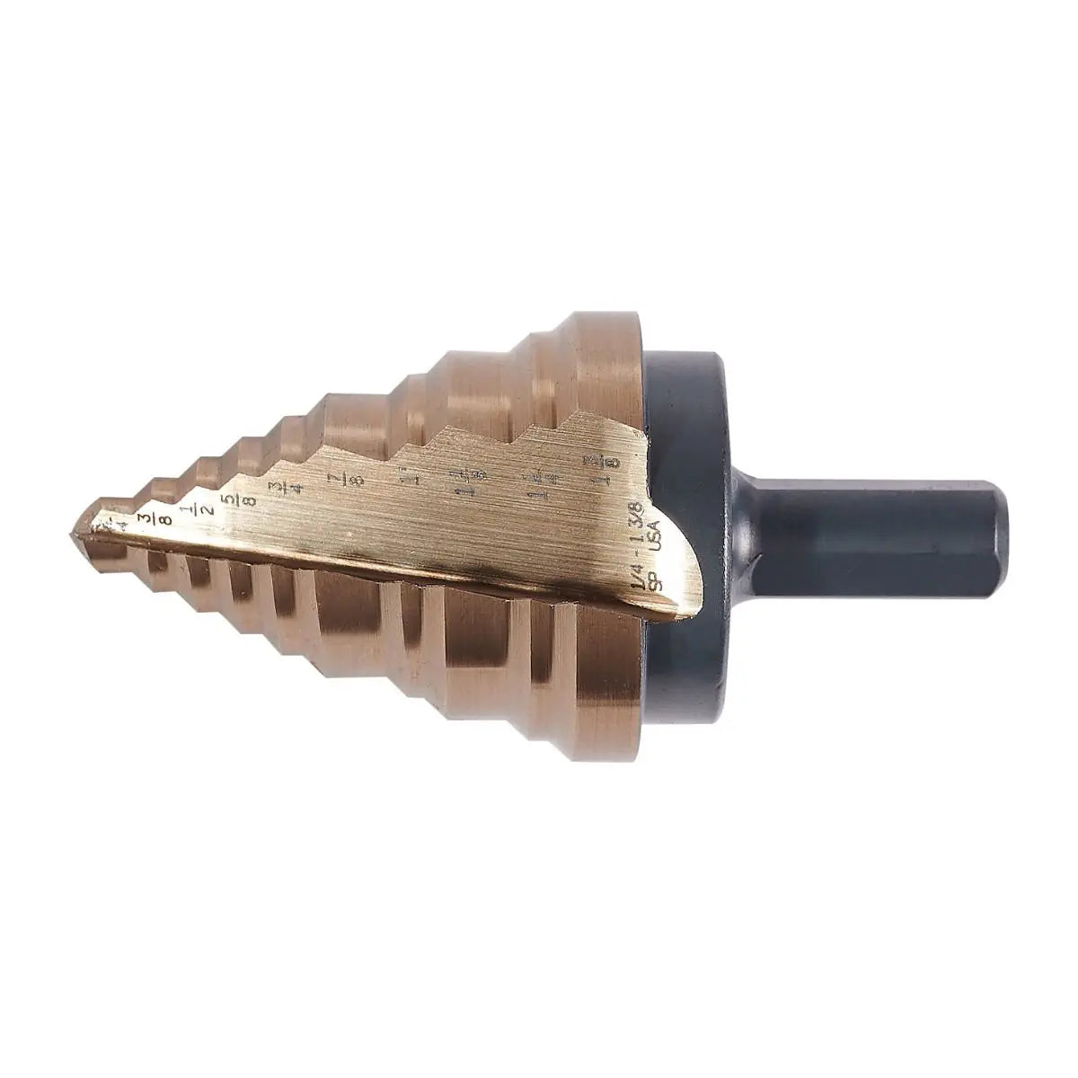 KnKut Conduit Knock-Out Fractional Performance Step Drill Bit, 1/4 in - 1-3/8 in - KK4-1/4-KO KnKut