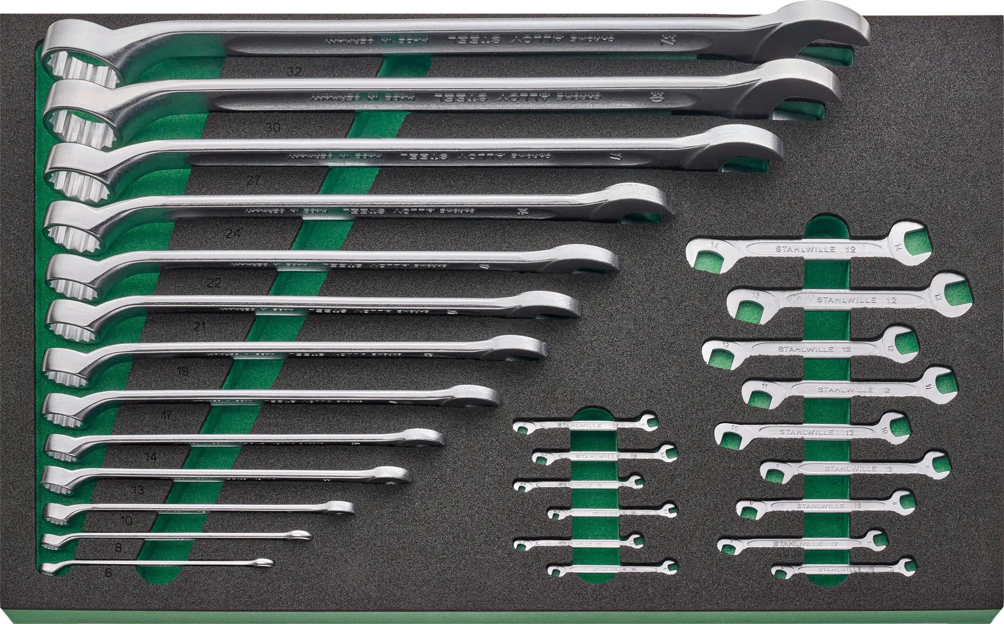 Stahlwille Set of 250 Assortment Tools with Tool Trolley, 1001mm Width - ST 98830234 Stahlwille