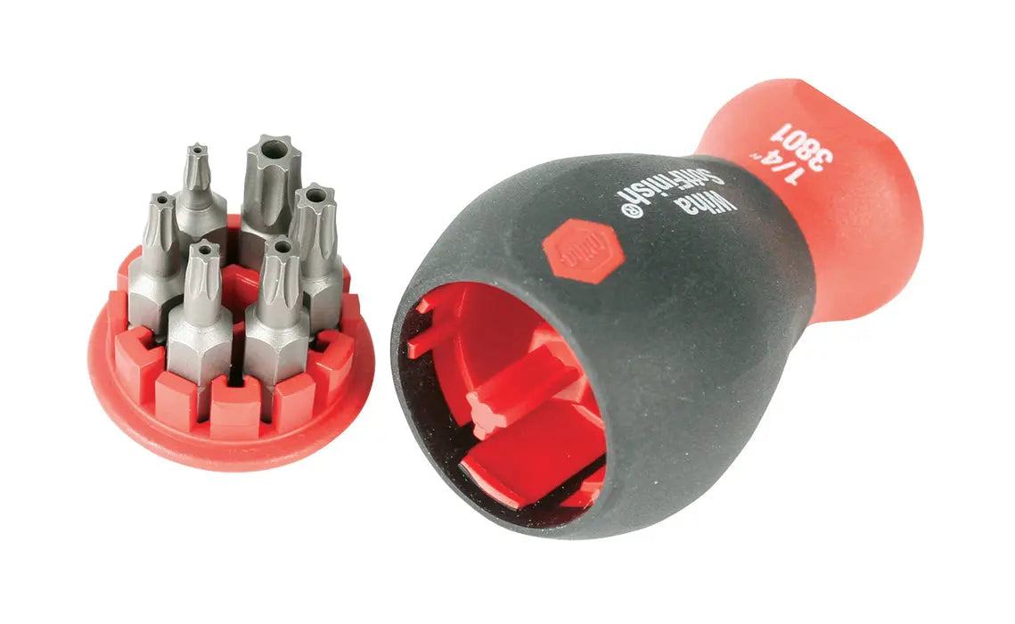 Wiha 38047, SoftFinish® Stubby Bit Holder 7 Pc. Set Wiha