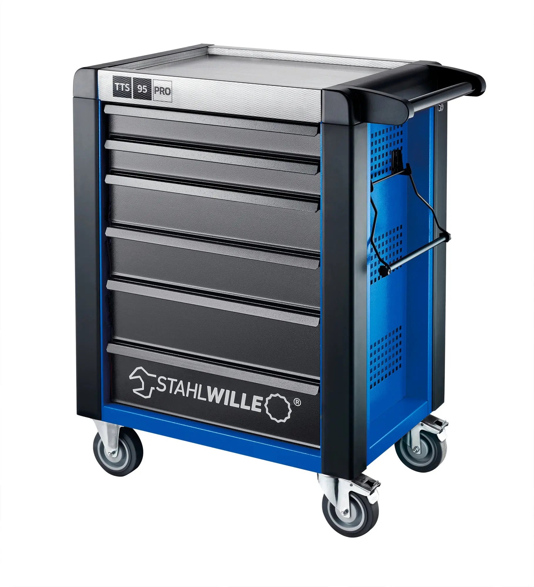 Stahlwille 6-Drawer Blue and Black Tool Trolley - ST 81200161 Stahlwille