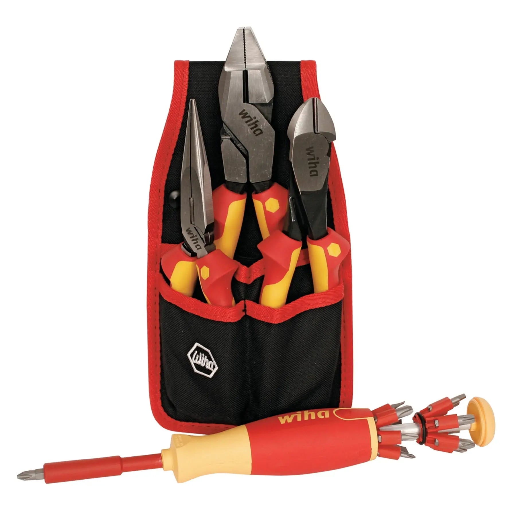Wiha 32990, Insulated Pliers/Cutters & Pop-Up Set Wiha