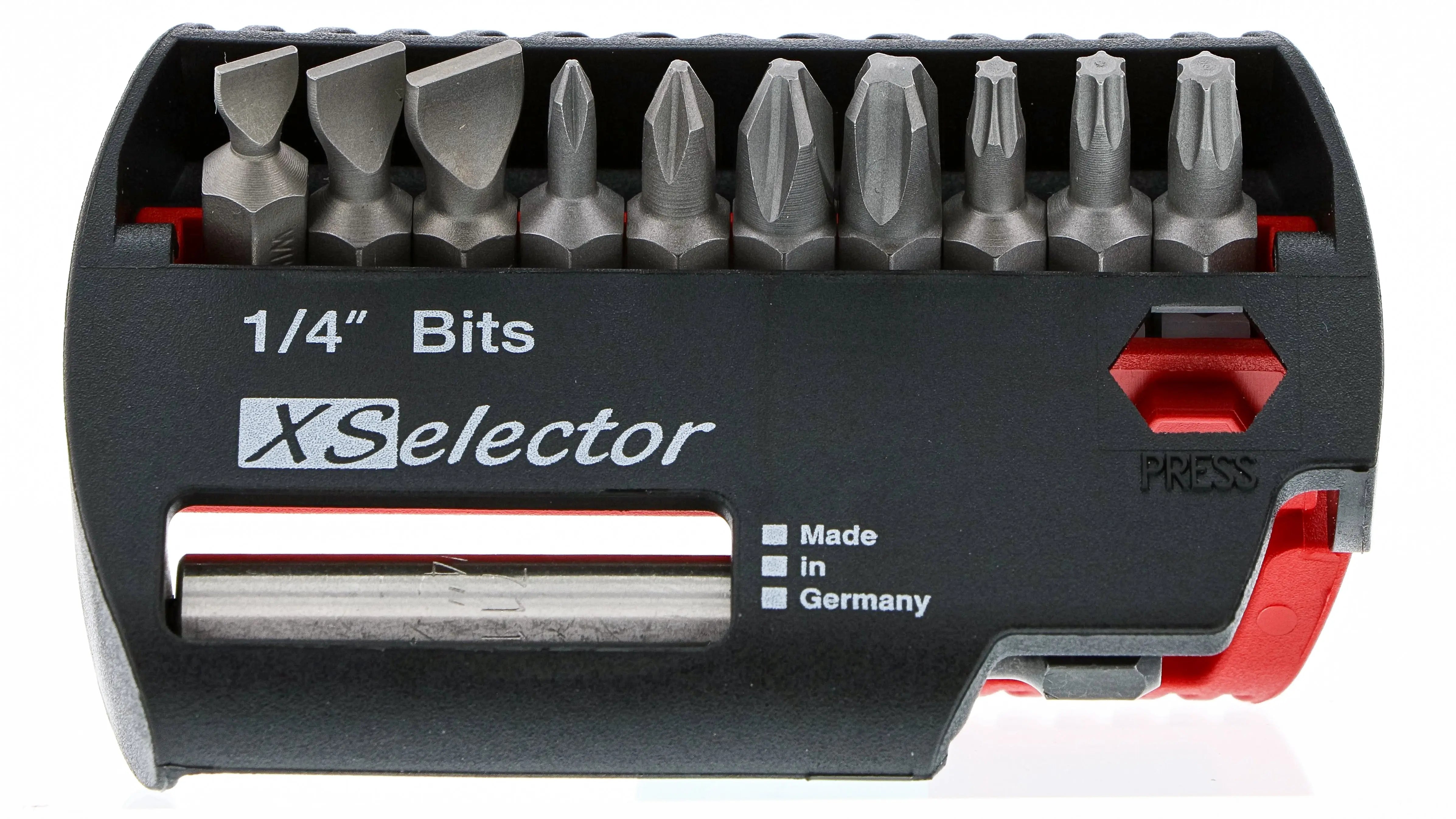 Wiha 79443, Slotted Phillips TORX® XSelector Bit Set Wiha