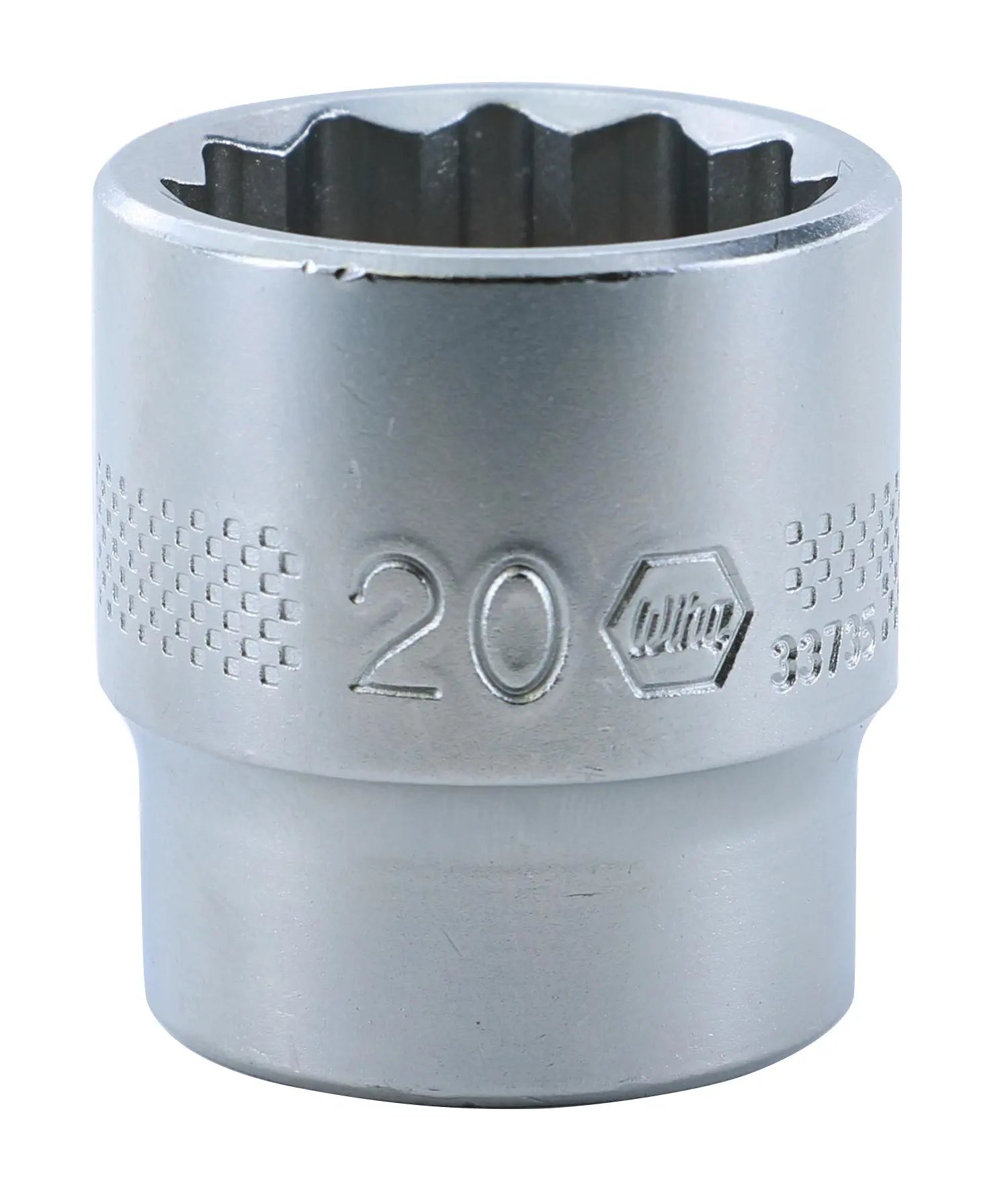 Wiha 33735, 3/8" Drive Socket, 12 Point, 20.0mm Wiha