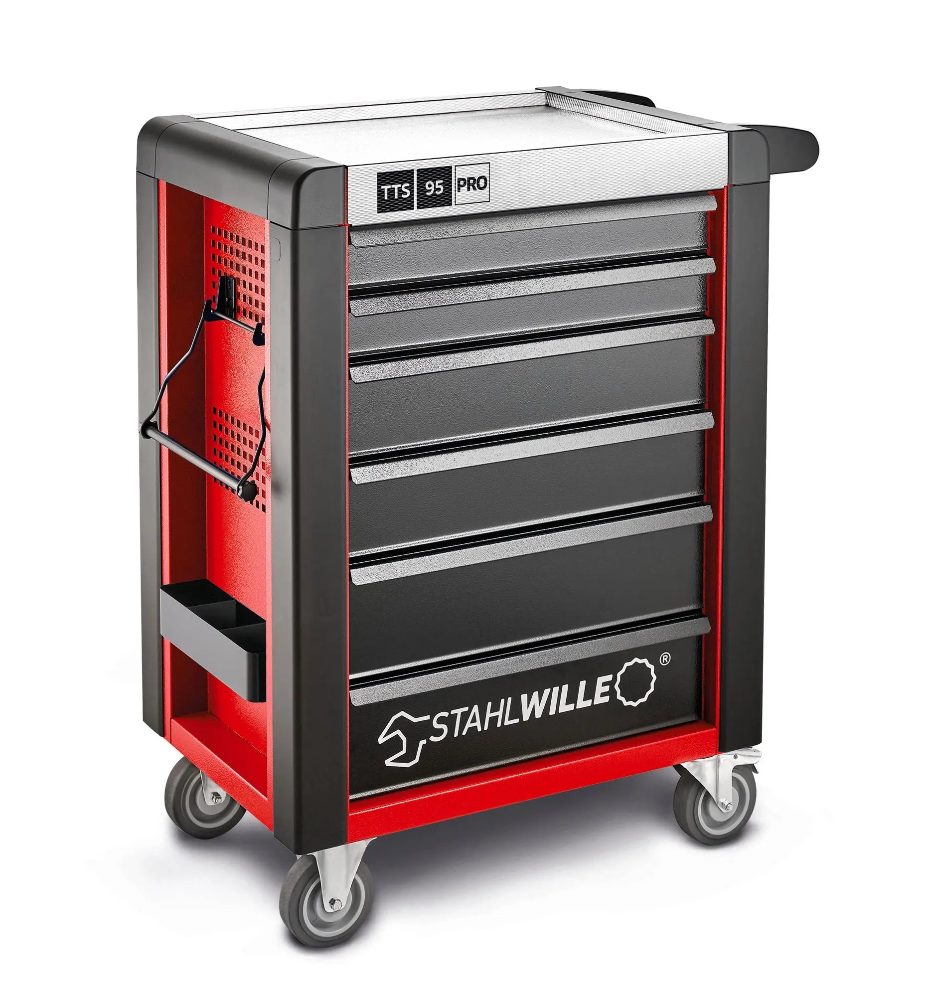 Stahlwille 6-Drawer Red and Black Tool Trolley - ST 81200162 Stahlwille