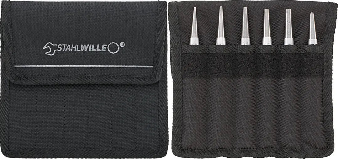 Stahlwille Set of 6 Drift and Center Punch - ST 96700600 Stahlwille