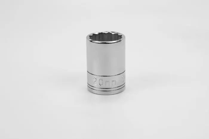 SK Tools - Socket Chrome 1/2dr Standard 12pt 20mm - 40320 SK Tools