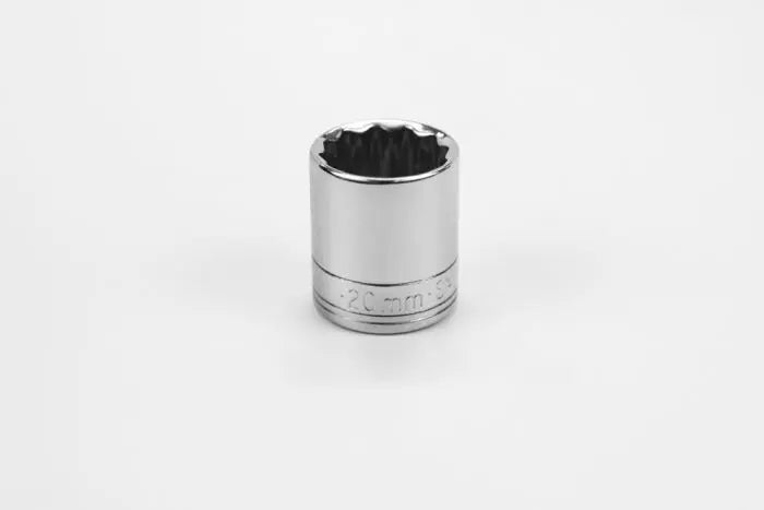 SK Tools - Socket Chrome 3/8dr Standard 12pt 20mm - 2320 SK Tools
