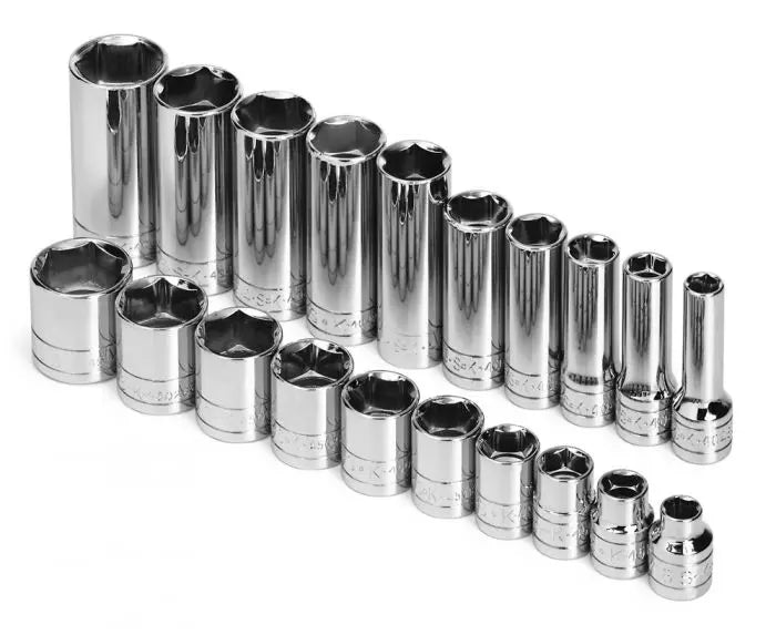 SK Tools - Set Socket 3/8dr St/dp 20pc - 89040 SK Tools