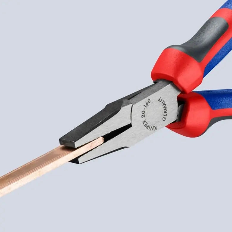 Knipex Flat Nose Plier, 6-1/4 in - KN 20 02 160 Knipex