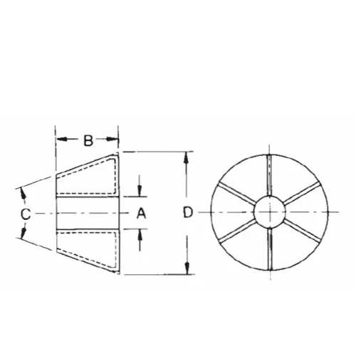 Jacobs Chuck Jacobs J440 Metric Tap Chuck Collet, 16mm - GW 9749 Collet Jacobs Chuck