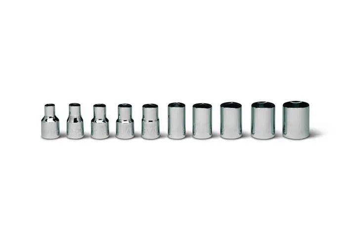 Wright Tool 10 Piece 1/4 in Drive 6-Point Standard Socket Set, 5/32 - 1/2 in - WT 200 Socket Set Wright Tool