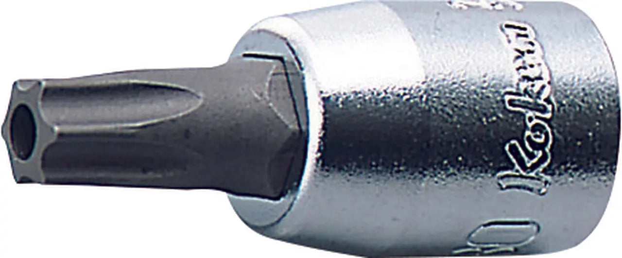 Ko-ken Tools 1/4 Sq. Dr. Tamper-Resistant TORXÂ® T25H Bit Socket - Length 28mm Ko-ken Tools