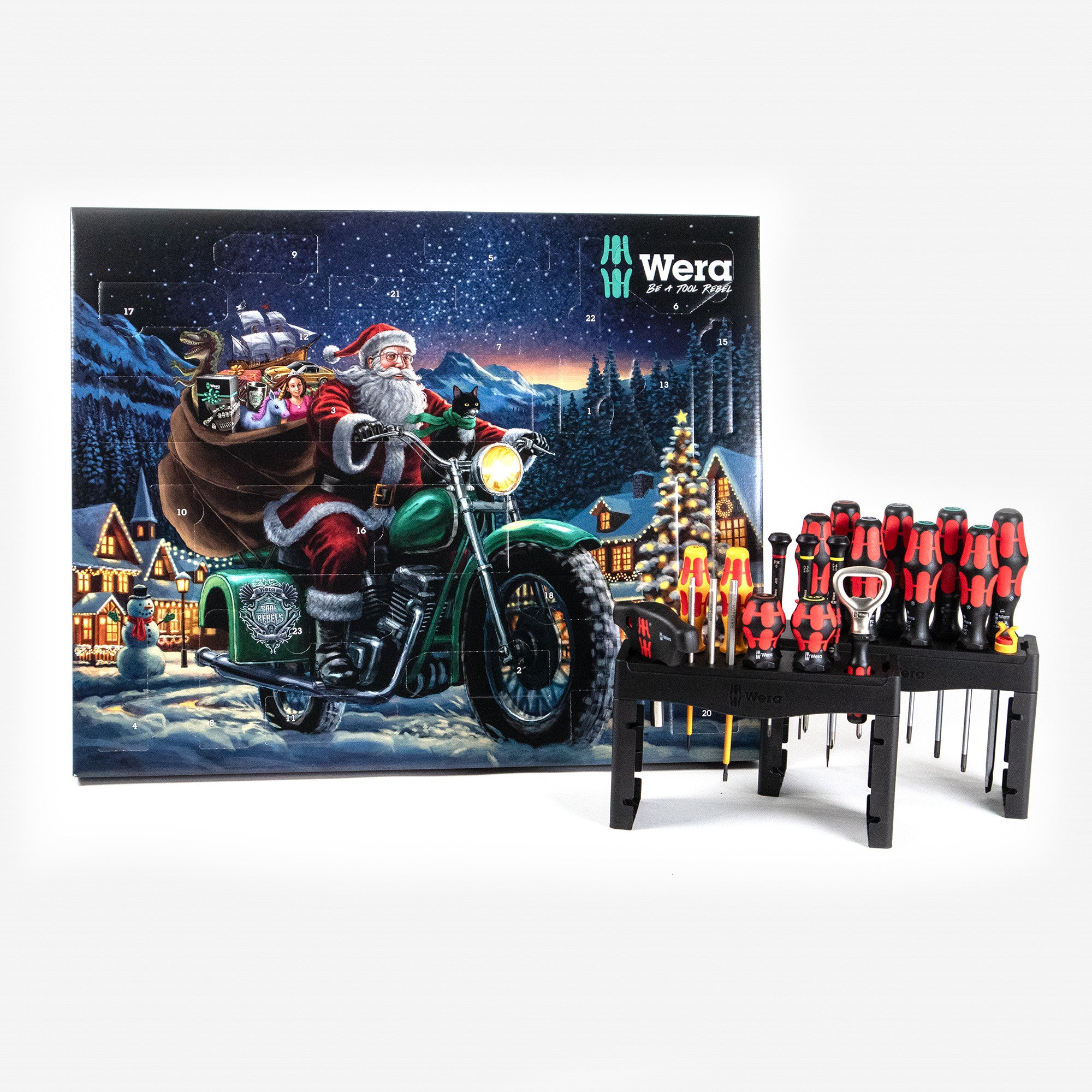 WERA Advent calendar 2025, 28 pieces